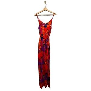 MILK THE GOAT Floral Coachella Jumpsuit Multi M